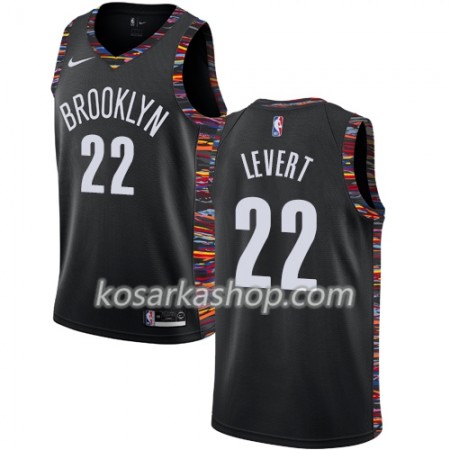 Dres Brooklyn Nets Caris LeVert 22 Nike 2018-19 City Edition Crna Swingman